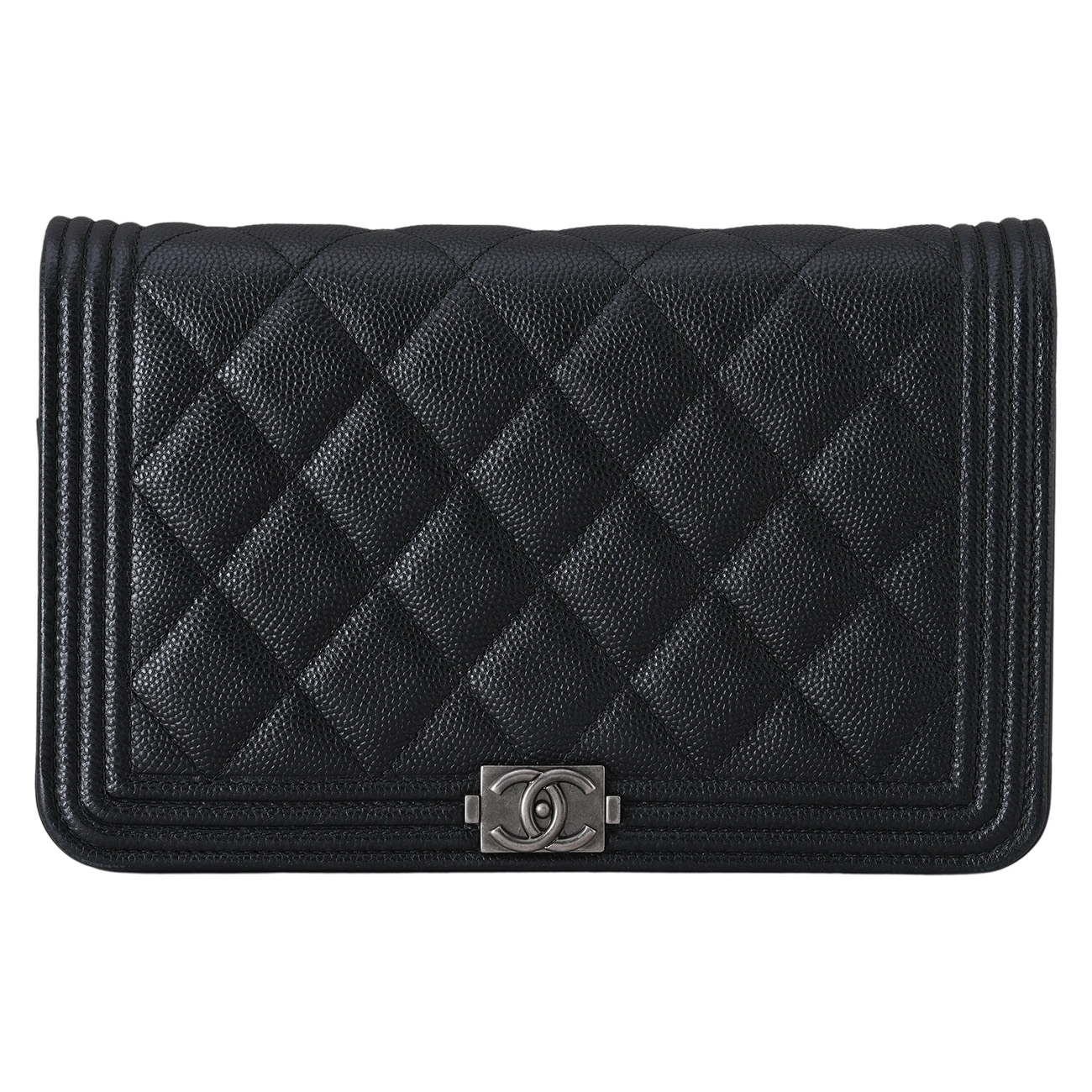 CHANEL(USED)샤넬 캐비어 보이샤넬 WOC