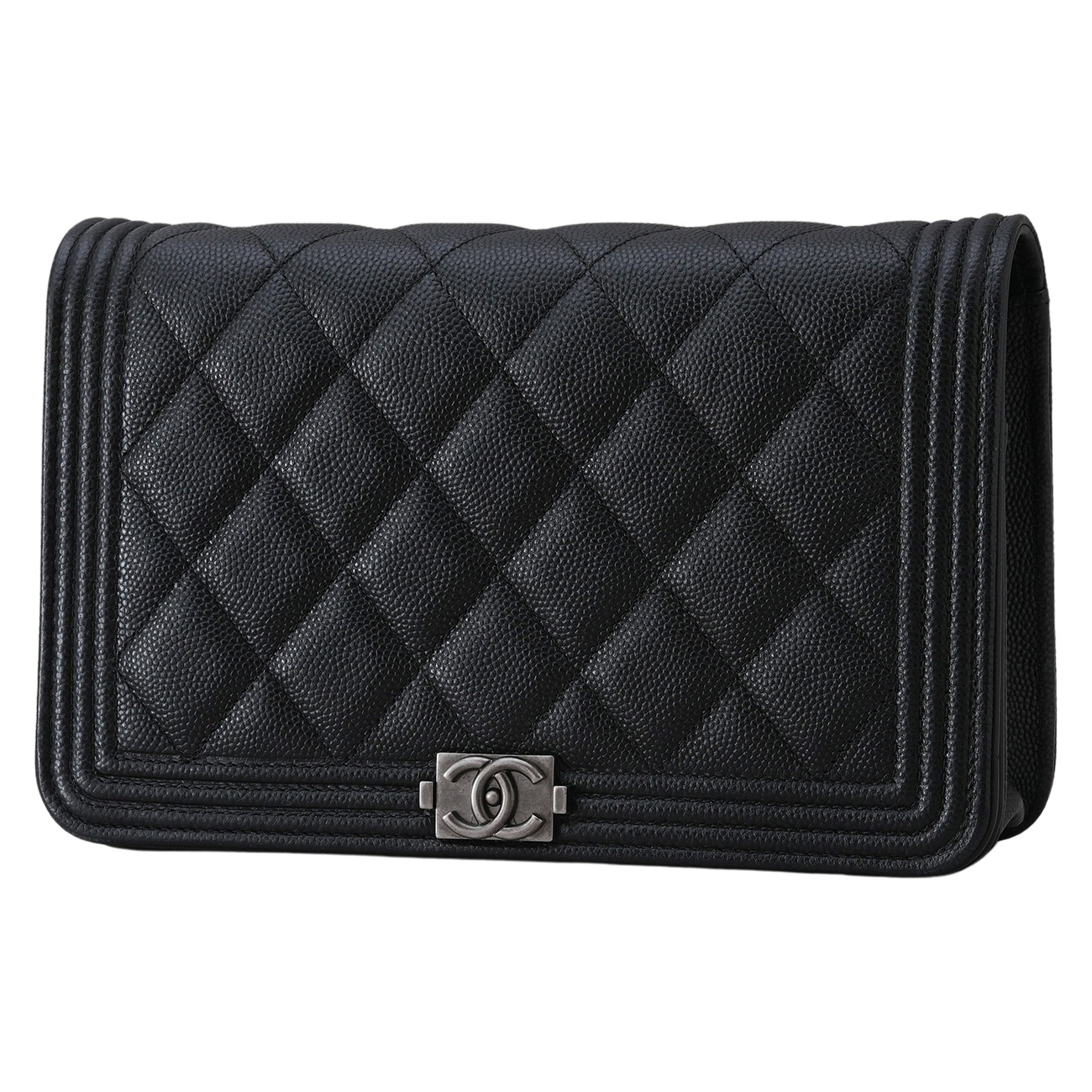 CHANEL(USED)샤넬 캐비어 보이샤넬 WOC