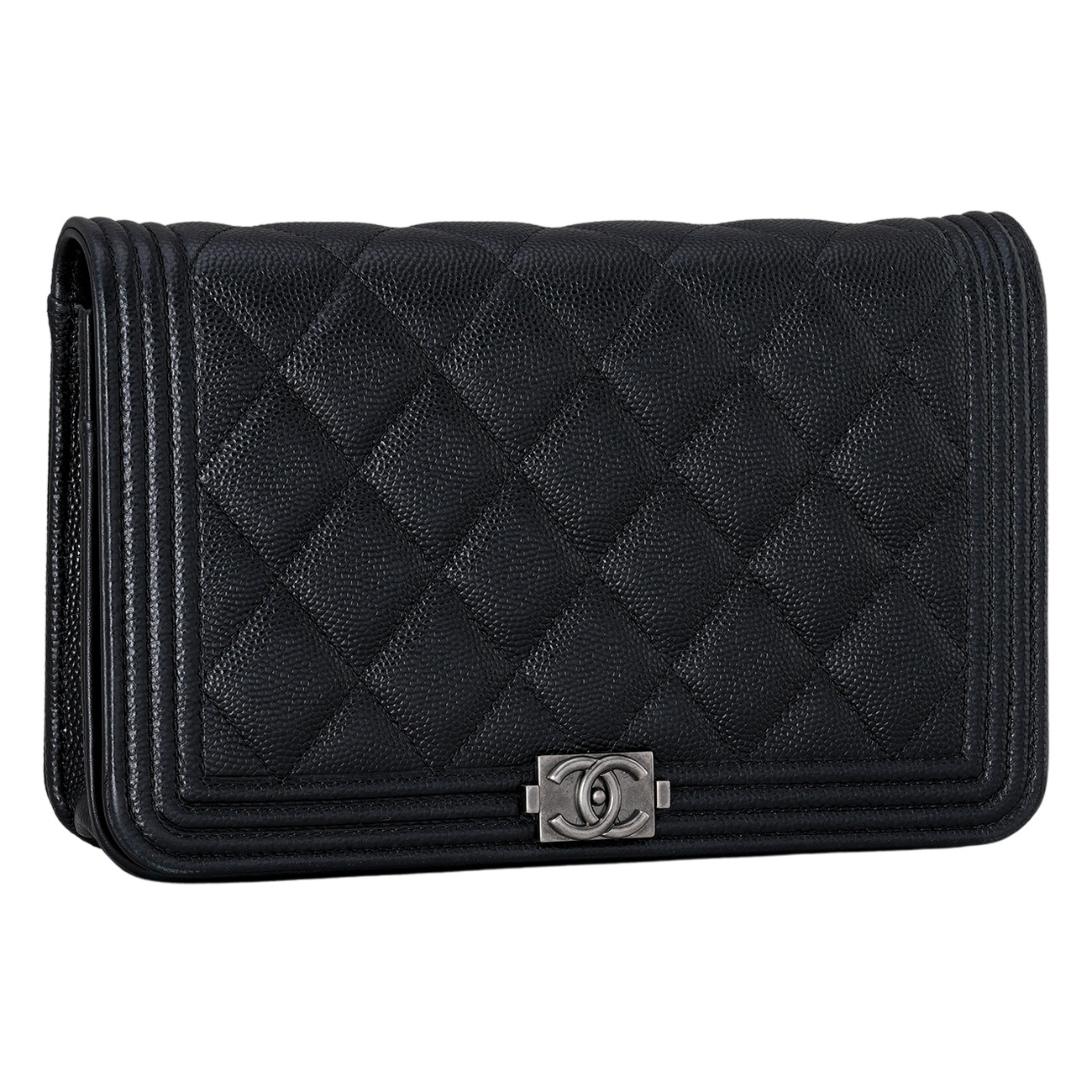 CHANEL(USED)샤넬 캐비어 보이샤넬 WOC