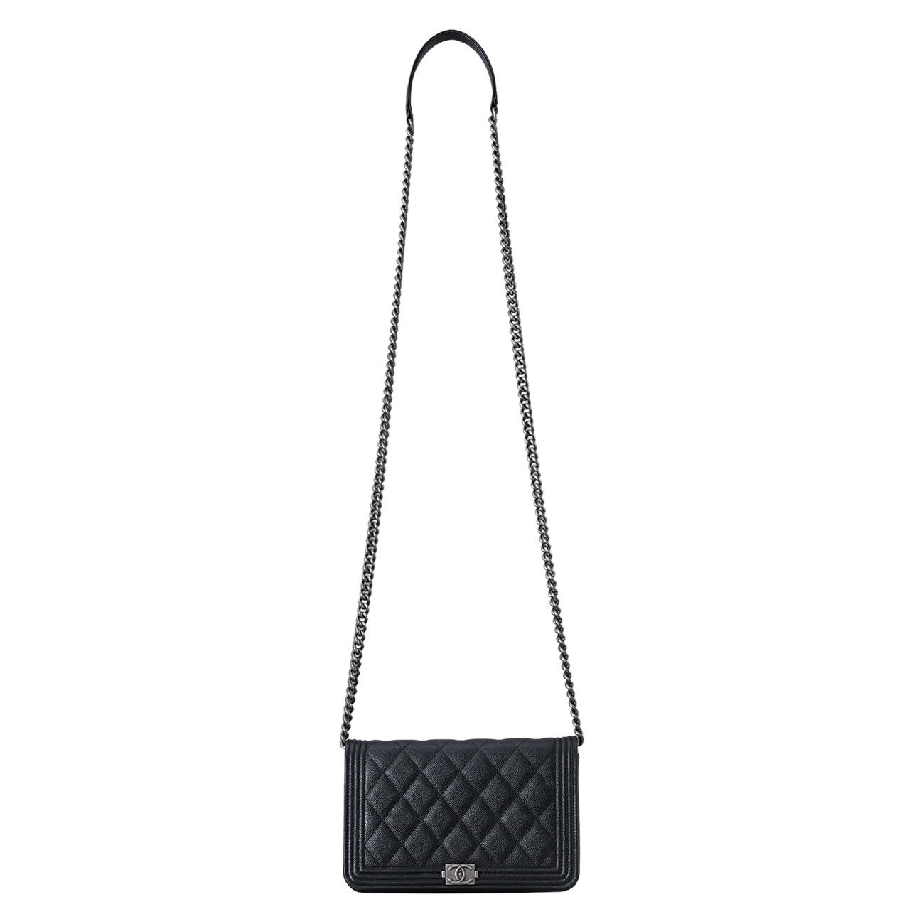 CHANEL(USED)샤넬 캐비어 보이샤넬 WOC