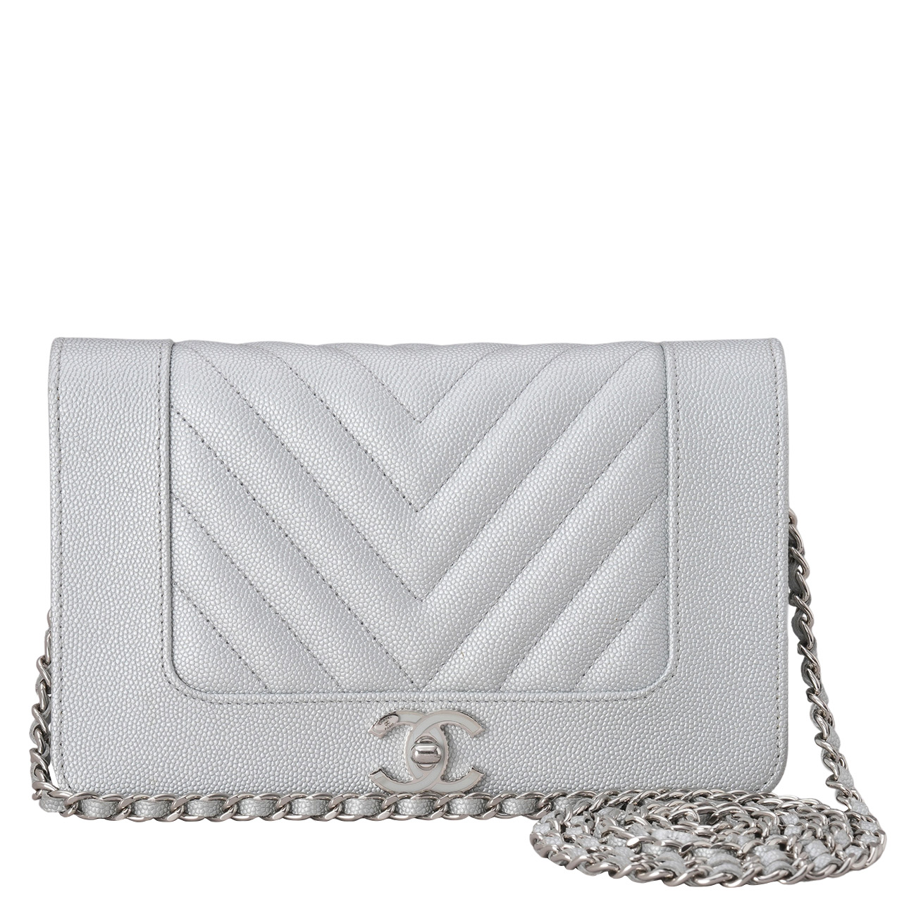 CHANEL(USED)샤넬 캐비어 마드모아젤 WOC