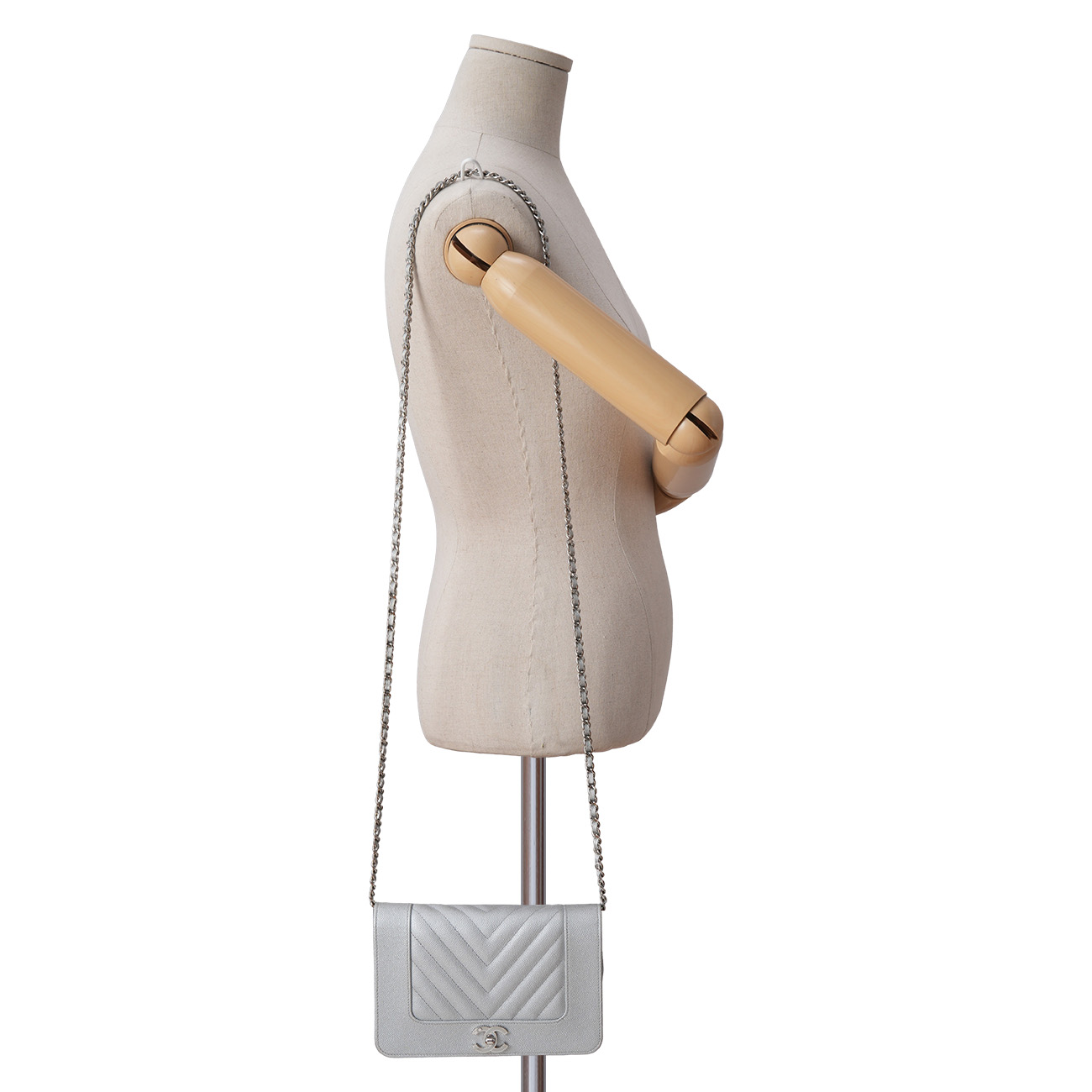 CHANEL(USED)샤넬 캐비어 마드모아젤 WOC