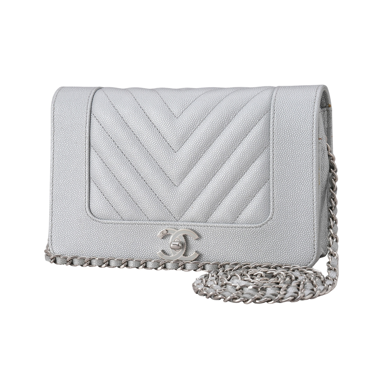 CHANEL(USED)샤넬 캐비어 마드모아젤 WOC