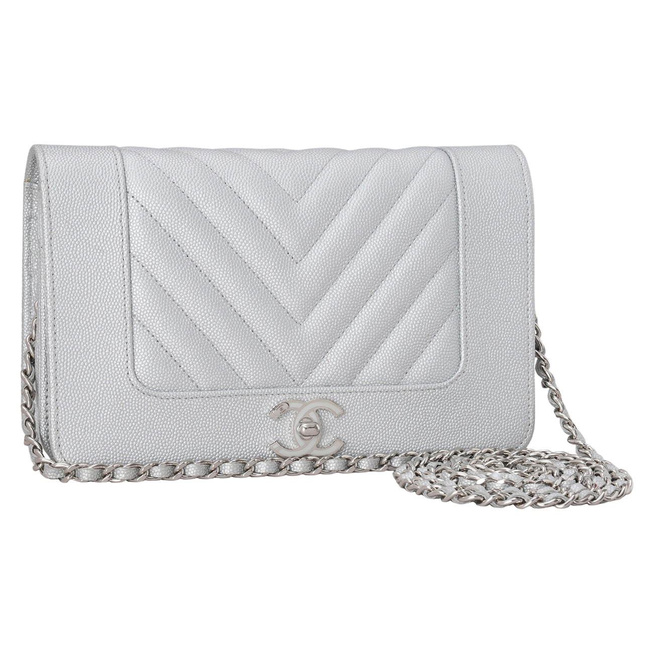 CHANEL(USED)샤넬 캐비어 마드모아젤 WOC