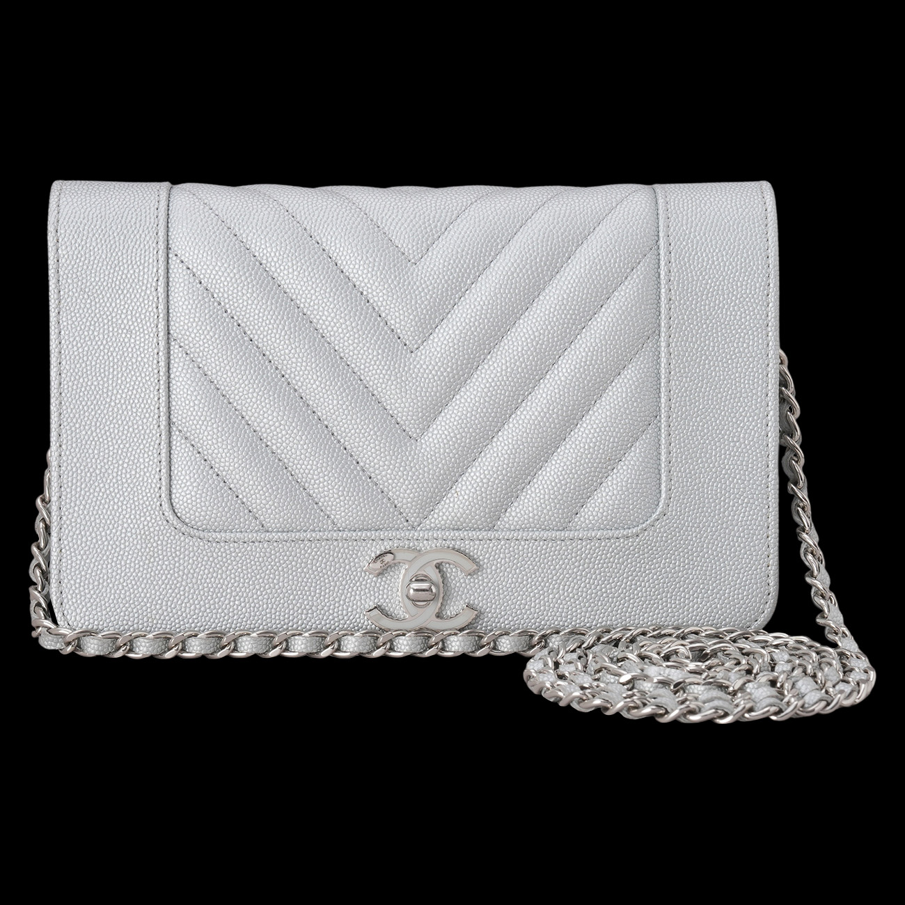 CHANEL(USED)샤넬 캐비어 마드모아젤 WOC