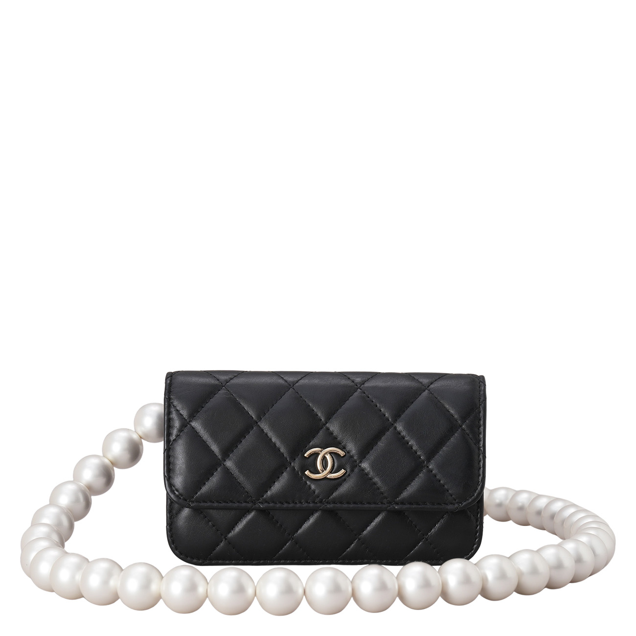CHANEL(USED)샤넬 시즌 미니 진주 체인백