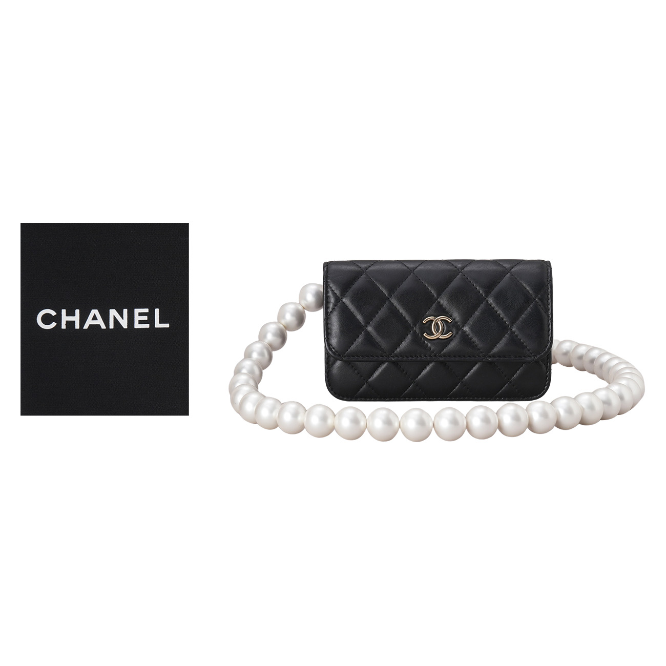 CHANEL(USED)샤넬 시즌 미니 진주 체인백