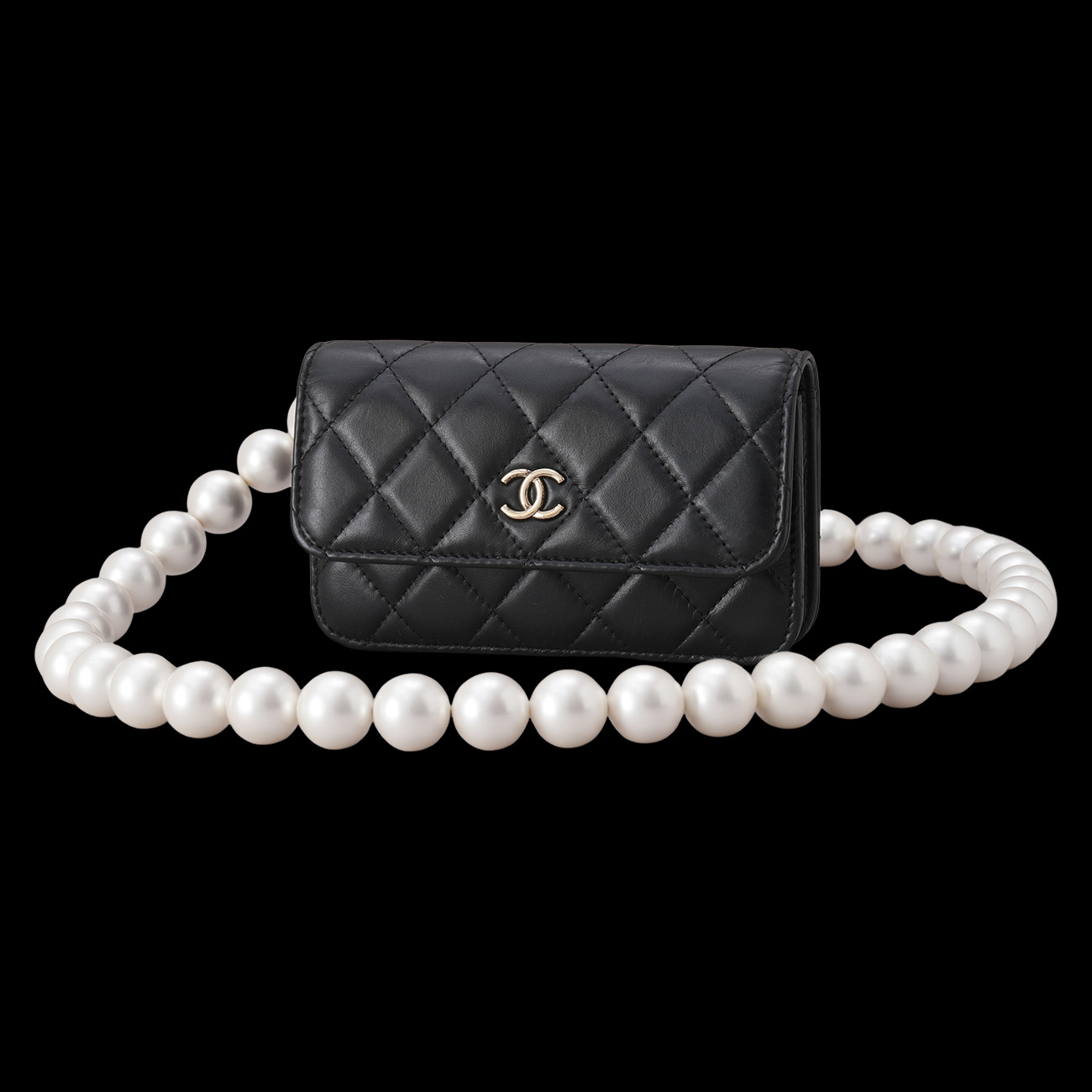 CHANEL(USED)샤넬 시즌 미니 진주 체인백