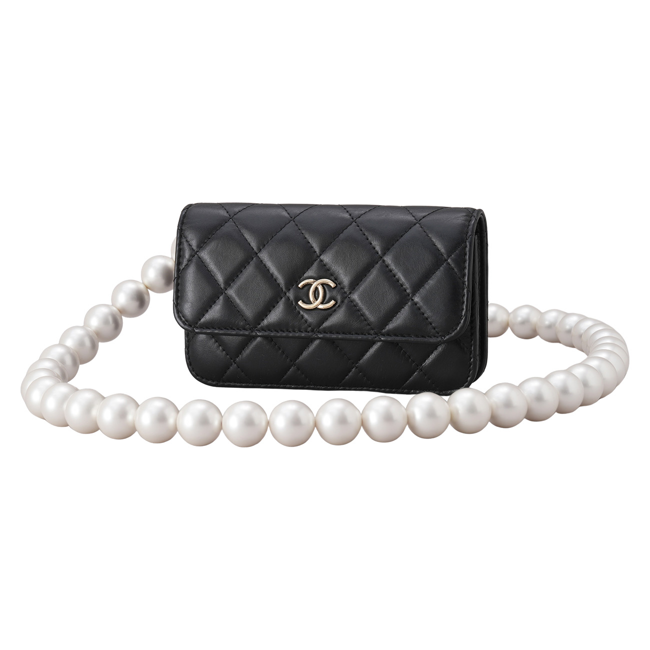 CHANEL(USED)샤넬 시즌 미니 진주 체인백