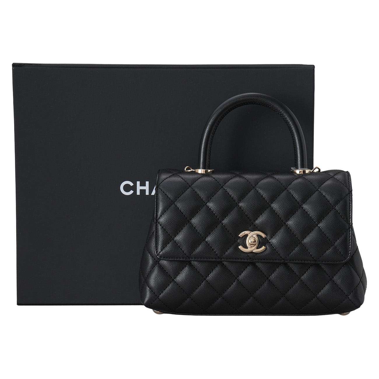 CHANEL(USED)샤넬 캐비어 코코핸들 스몰