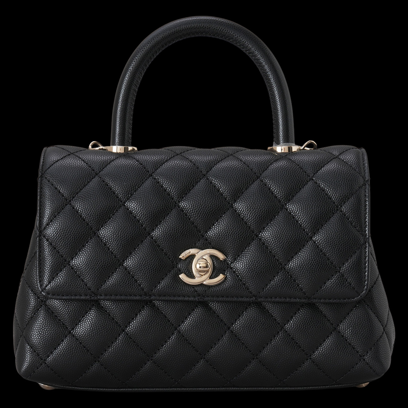 CHANEL(USED)샤넬 캐비어 코코핸들 스몰