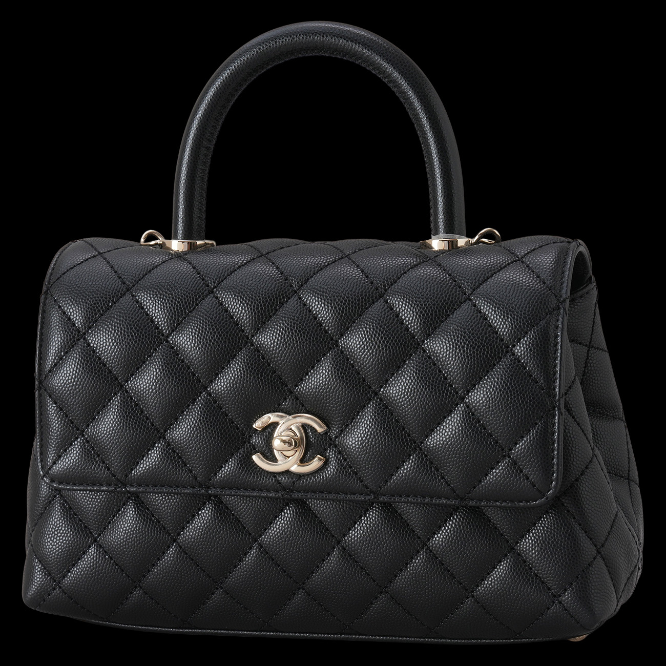 CHANEL(USED)샤넬 캐비어 코코핸들 스몰