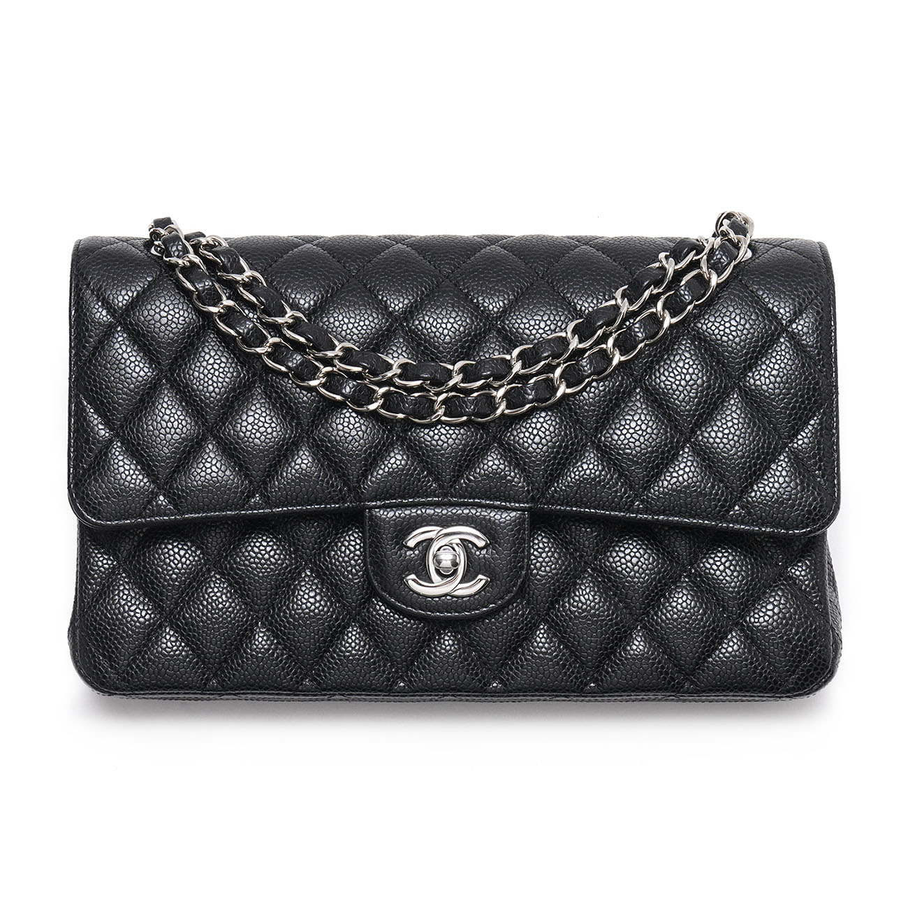 CHANEL(USED)샤넬 캐비어 클래식 미듐 플랩백