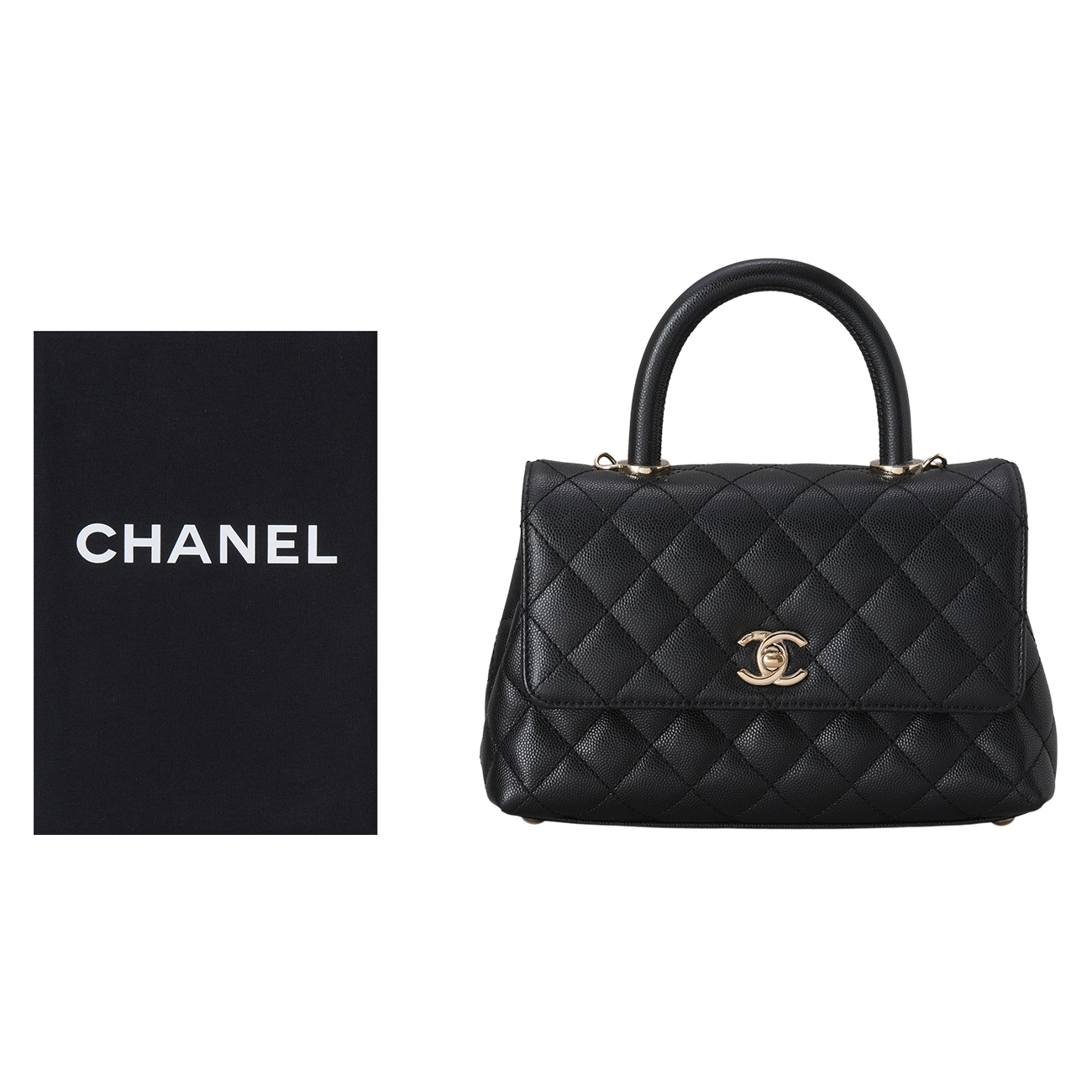 CHANEL(USED)샤넬 캐비어 코코핸들 스몰
