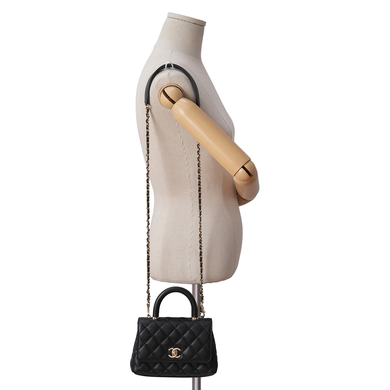 CHANEL(USED)샤넬 캐비어 코코핸들 미니