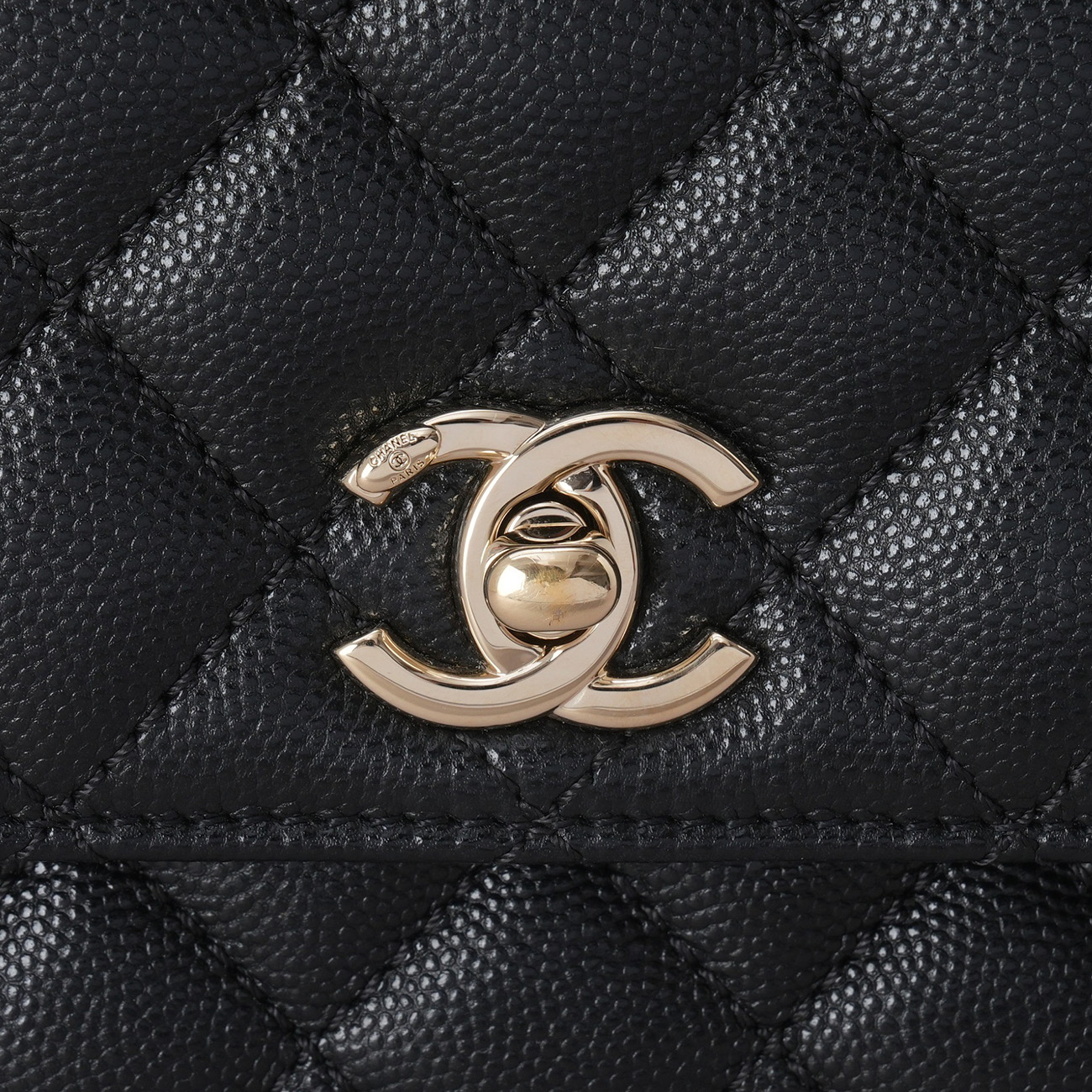 CHANEL(USED)샤넬 캐비어 코코핸들 미니