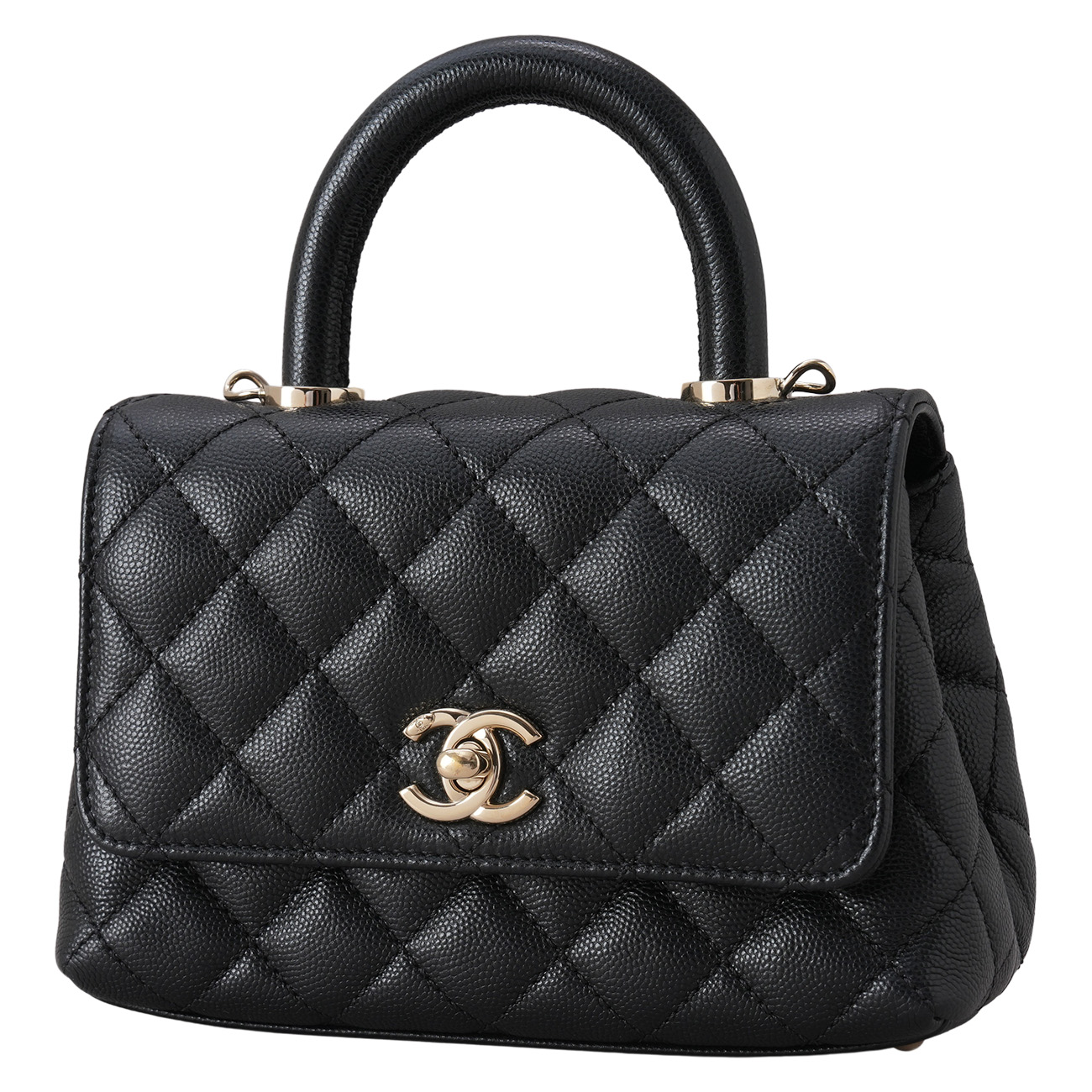 CHANEL(USED)샤넬 캐비어 코코핸들 미니