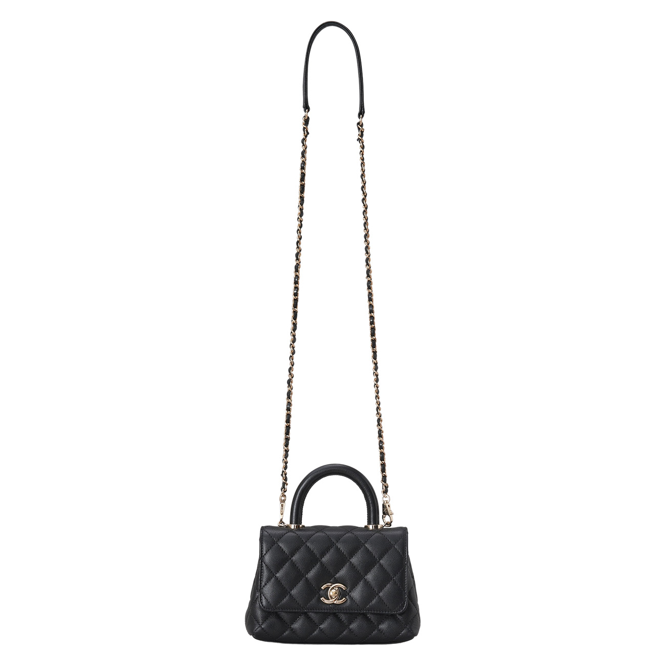 CHANEL(USED)샤넬 캐비어 코코핸들 미니