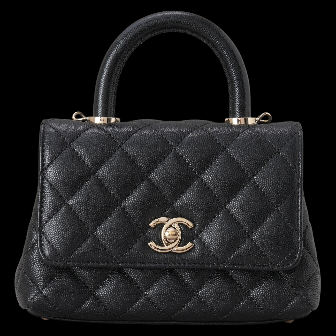 CHANEL(USED)샤넬 캐비어 코코핸들 미니