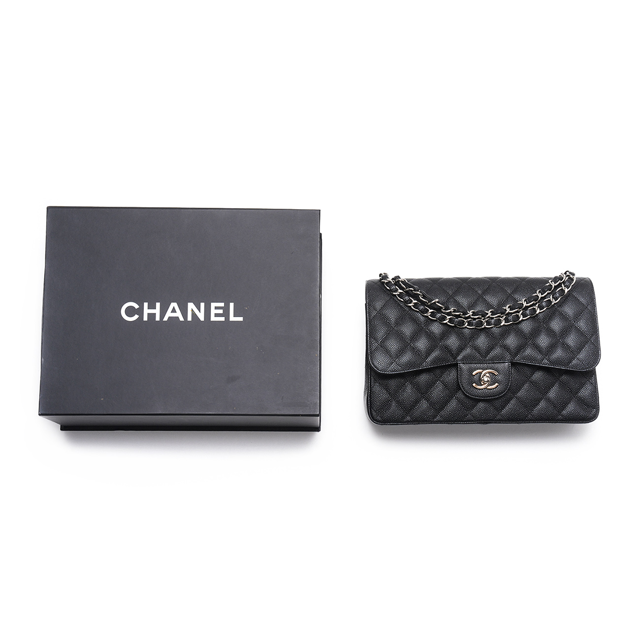 CHANEL(USED)샤넬 캐비어 클래식 라지