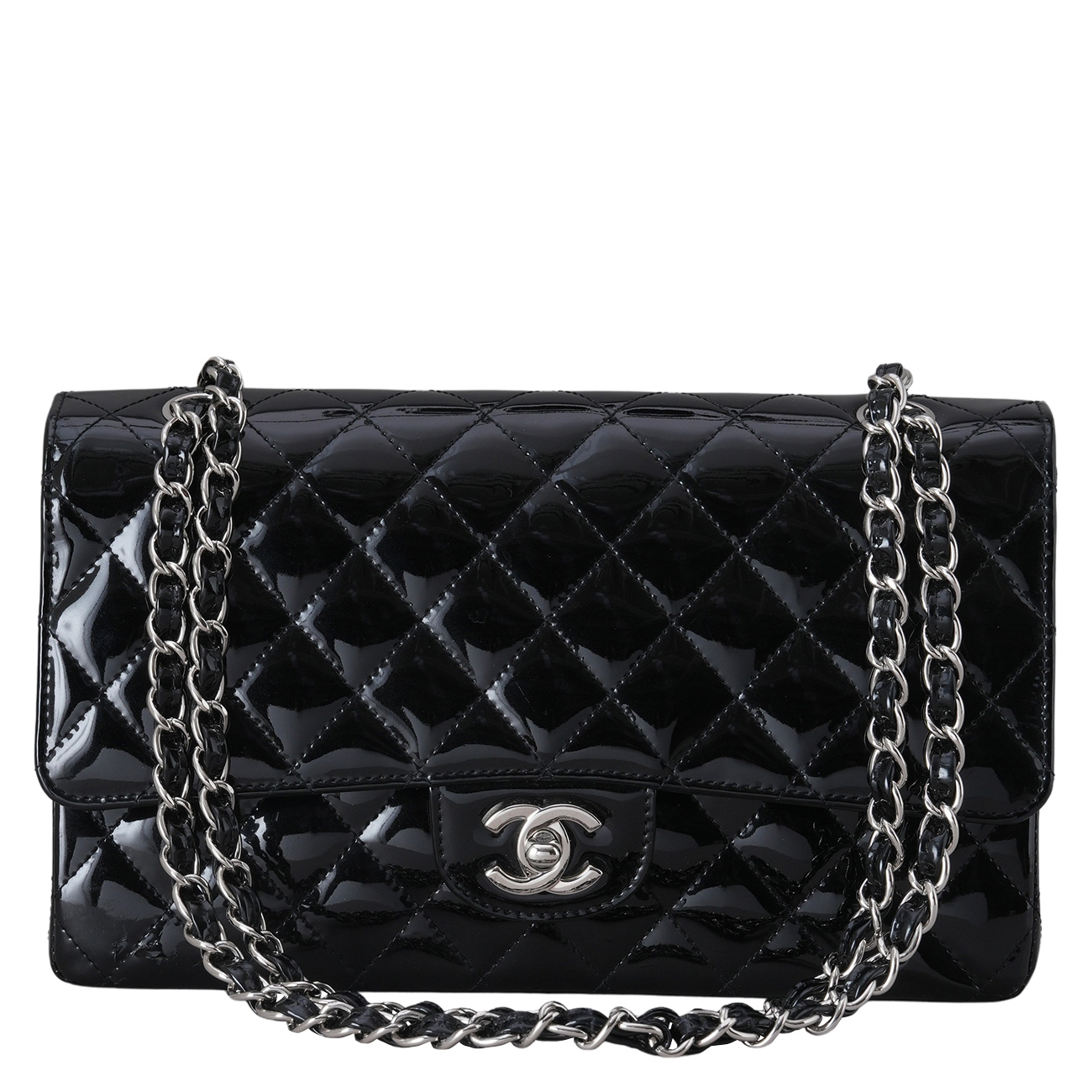 CHANEL(USED)샤넬 페이던트 클래식 미듐 플랩백