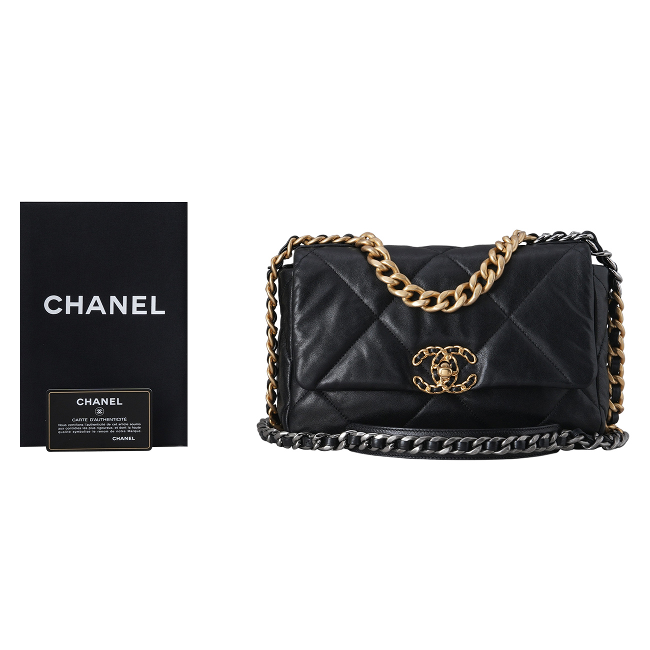 CHANEL(USED)샤넬 19 미디엄 백