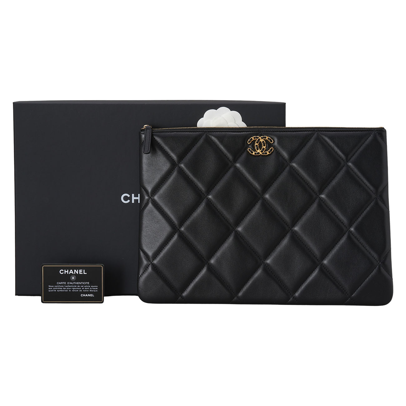 CHANEL(USED)샤넬 19 클러치 라지