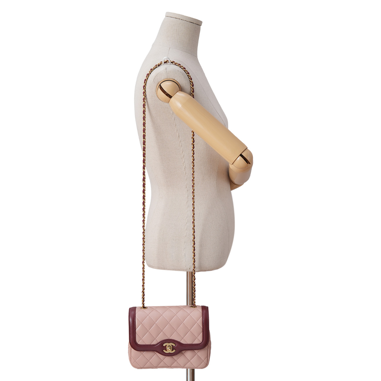 CHANEL(USED)샤넬 A91057 시즌 투톤 플랩백