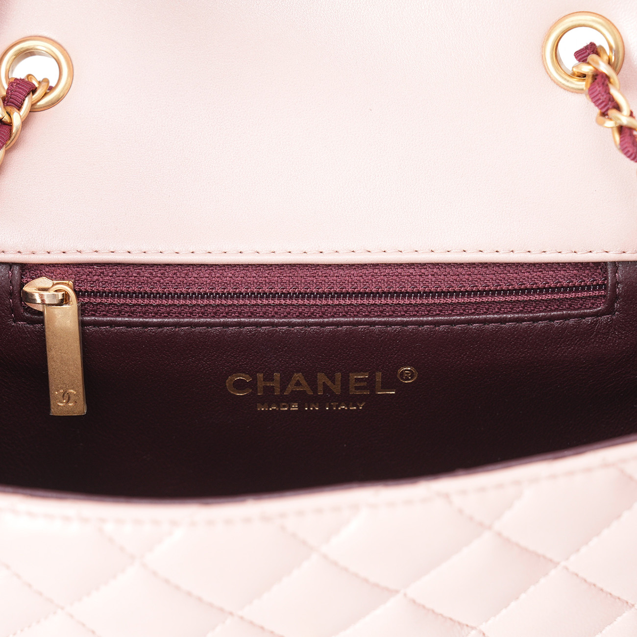 CHANEL(USED)샤넬 A91057 시즌 투톤 플랩백