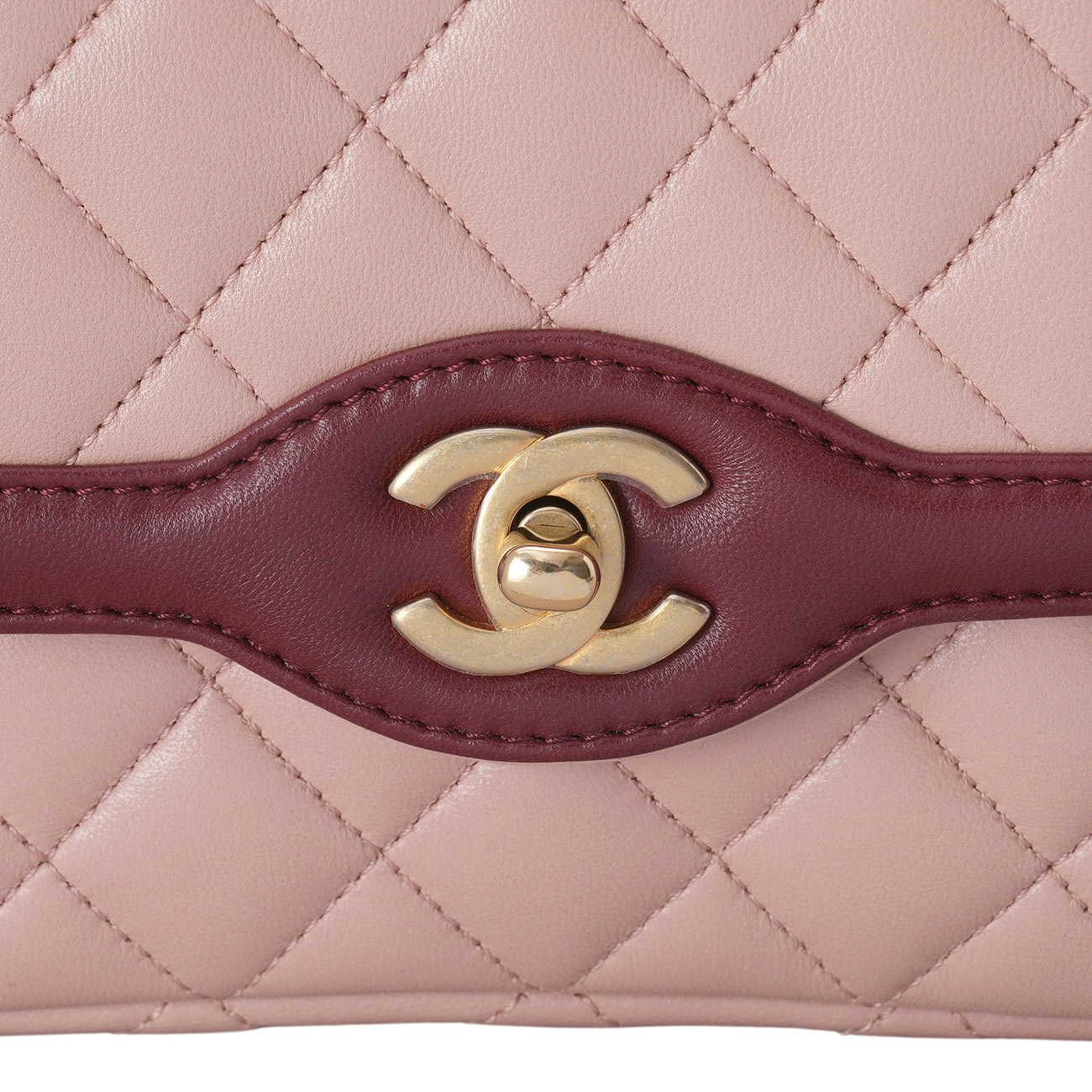 CHANEL(USED)샤넬 A91057 시즌 투톤 플랩백