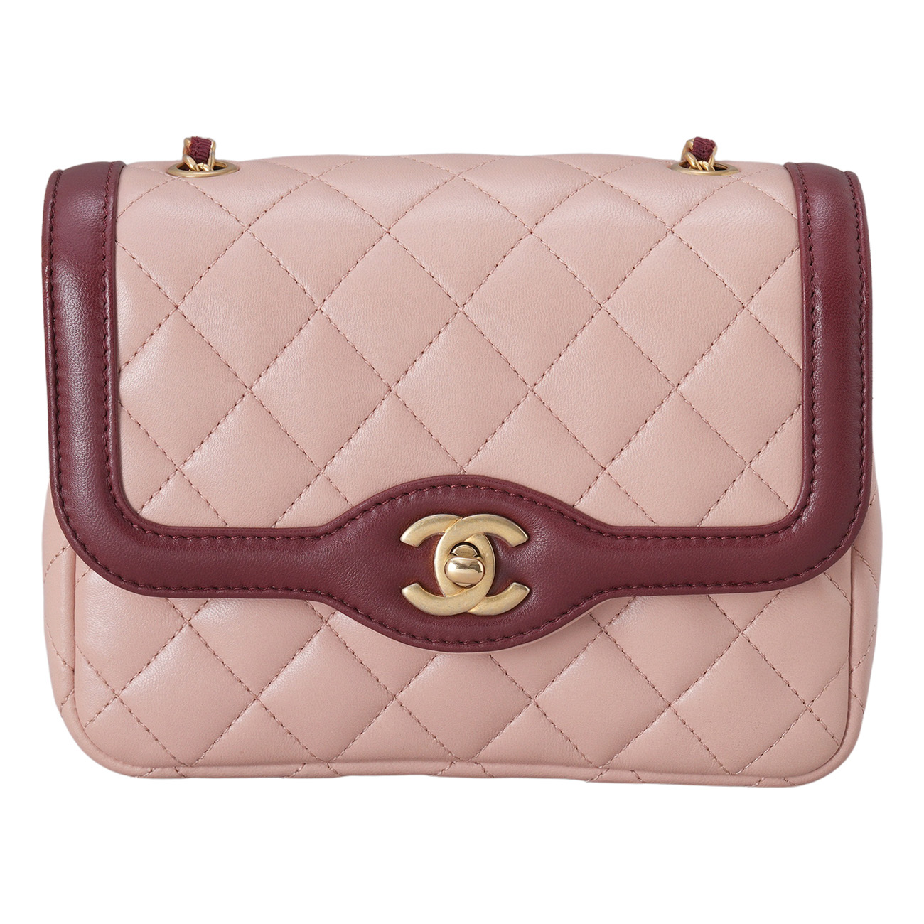 CHANEL(USED)샤넬 A91057 시즌 투톤 플랩백