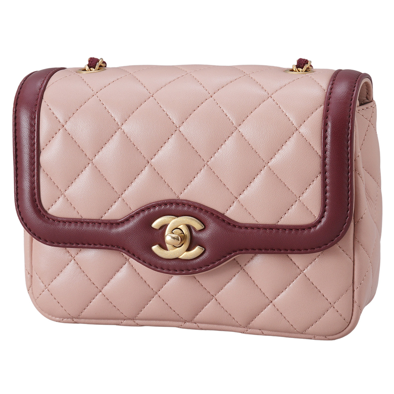CHANEL(USED)샤넬 A91057 시즌 투톤 플랩백