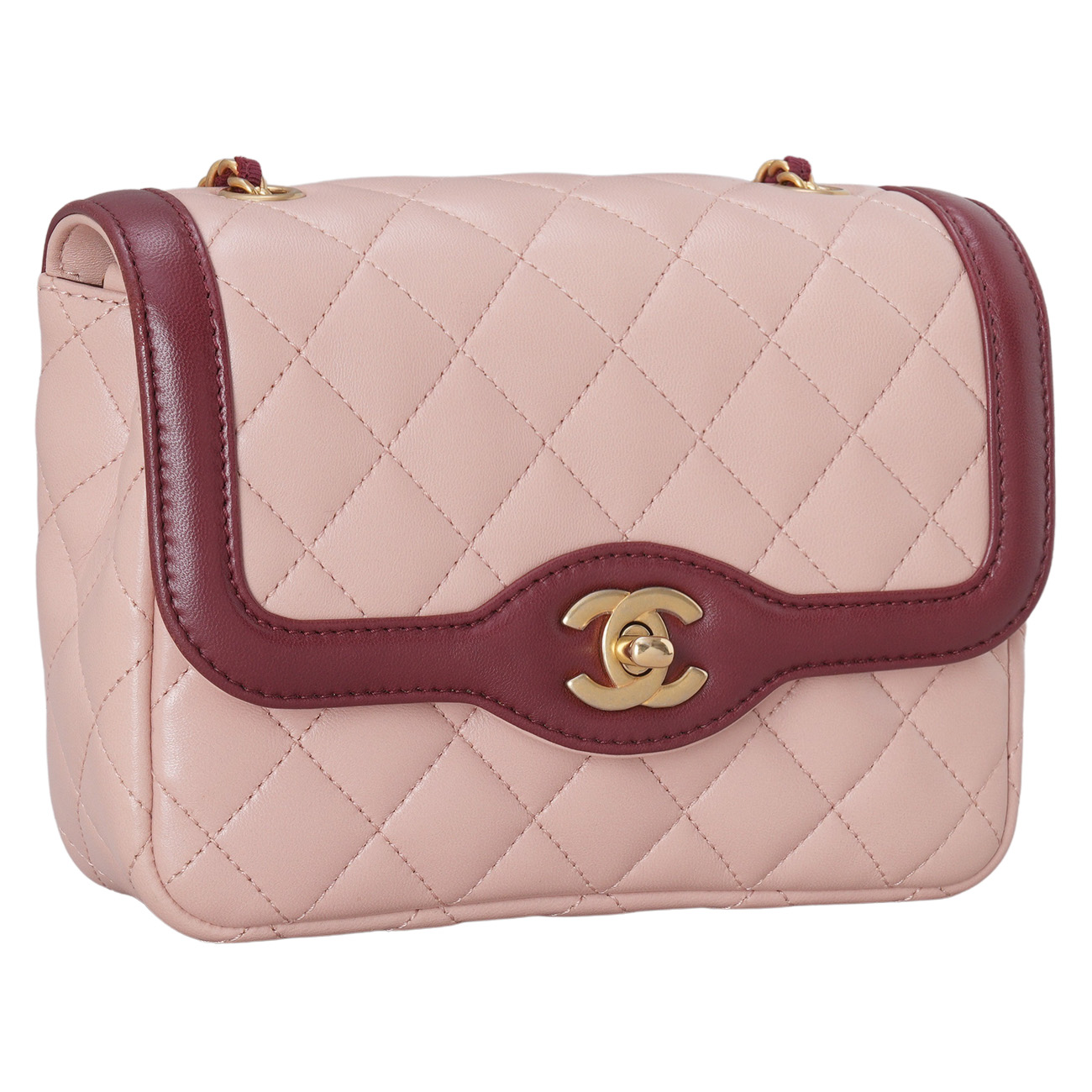 CHANEL(USED)샤넬 A91057 시즌 투톤 플랩백