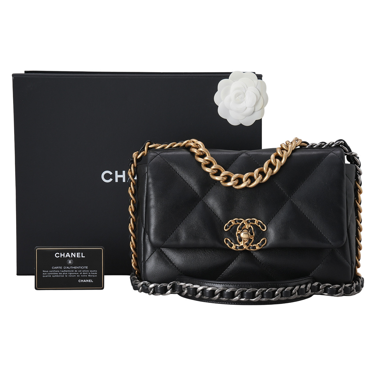 CHANEL(USED)샤넬 19 미디엄 백