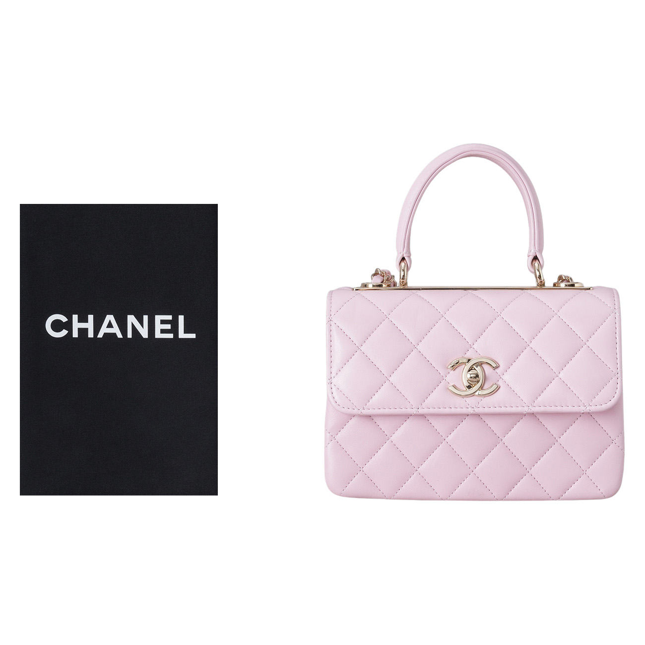 CHANEL(USED)샤넬 램스킨 트랜디CC 미니