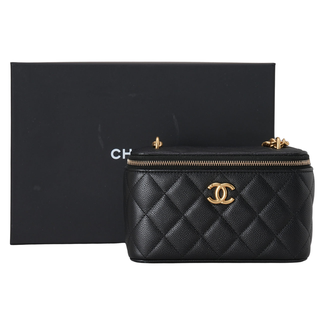 CHANEL(USED)샤넬 AP3204 캐비어 베니티 하트볼