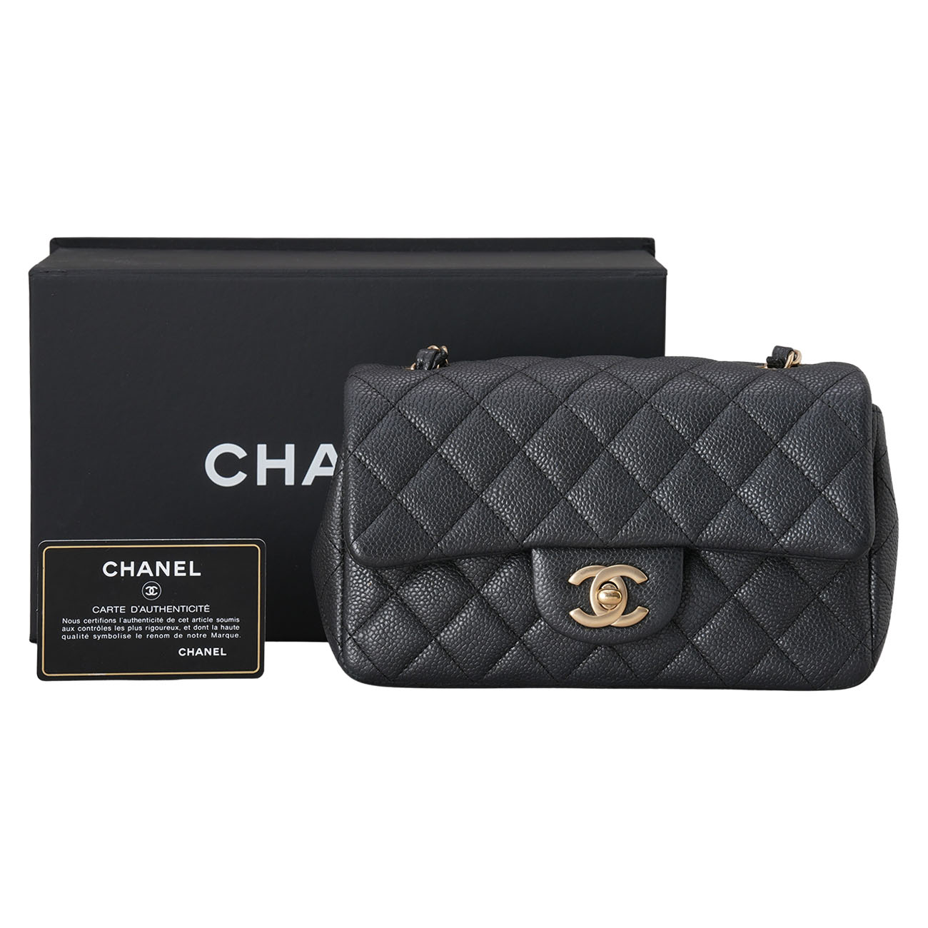 CHANEL(USED)샤넬 캐비어 뉴미니 크로스백