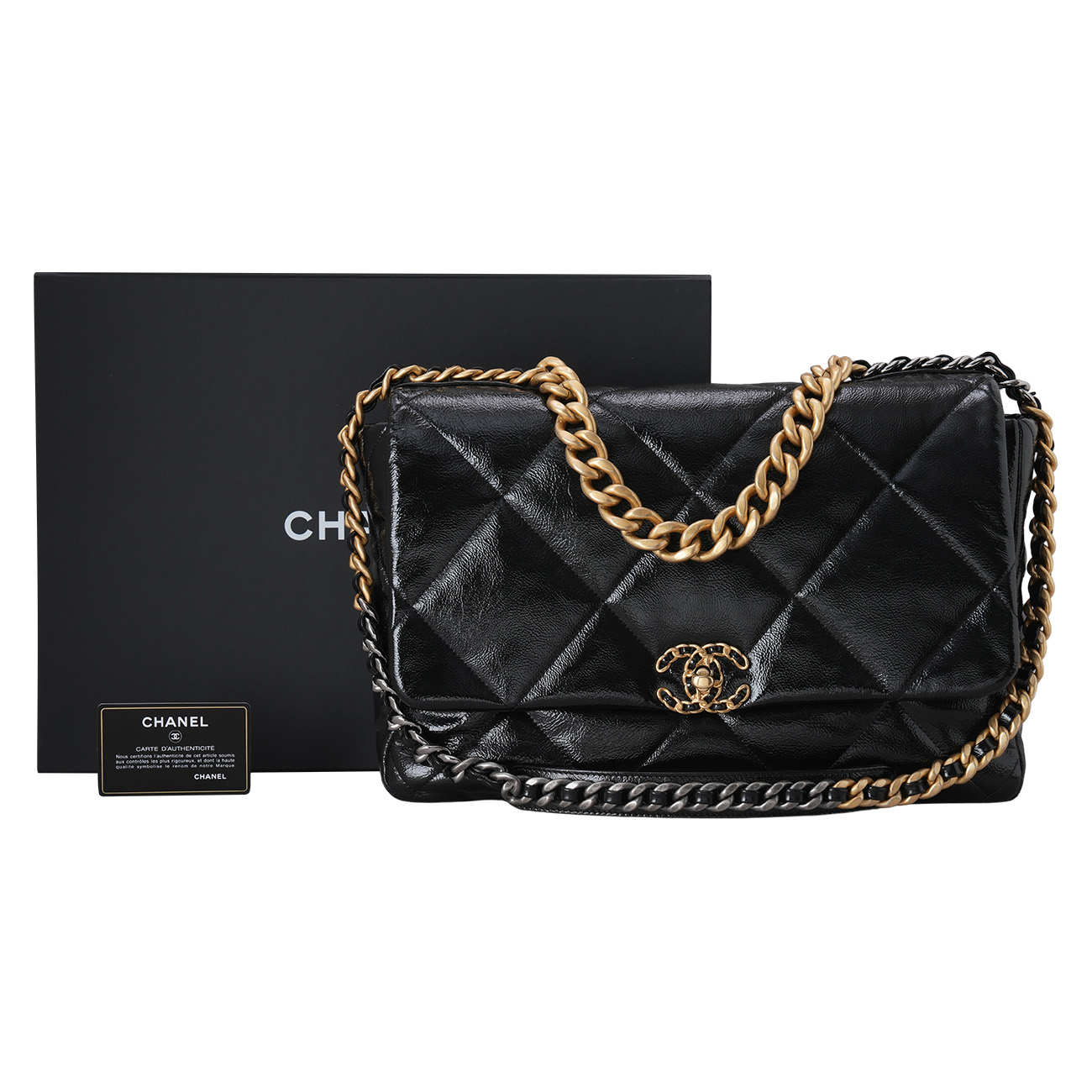 CHANEL(USED)샤넬 19 페이던트 맥시