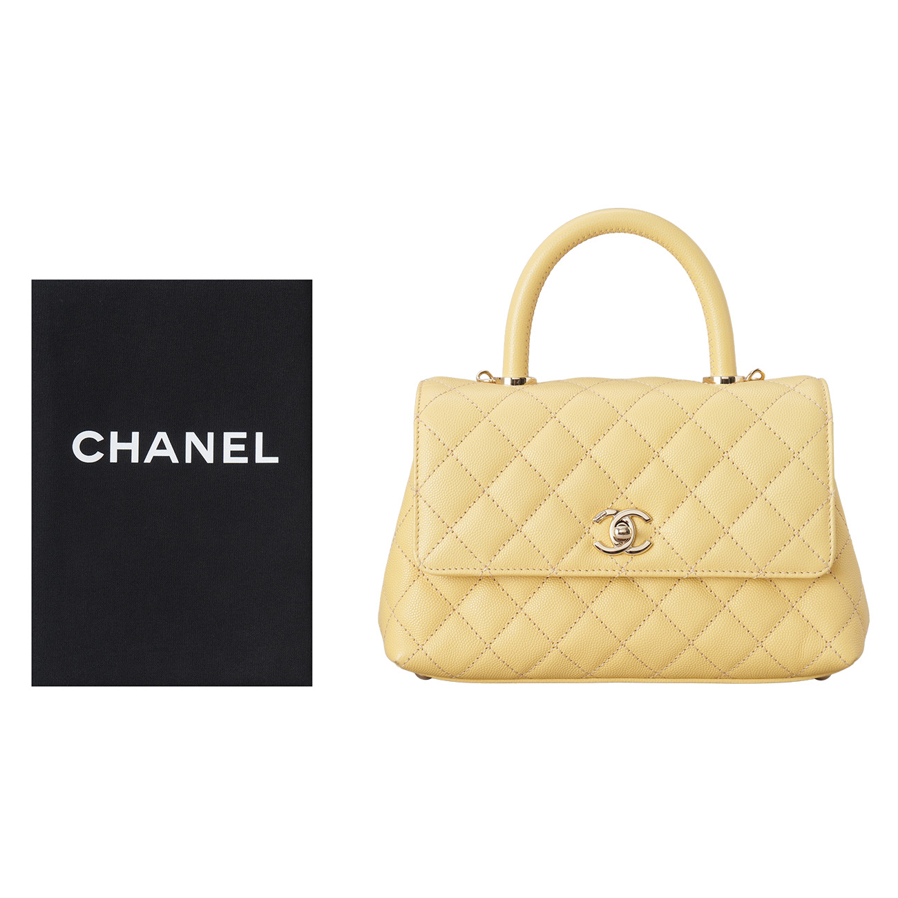 CHANEL(USED)샤넬 캐비어 코코핸들 23