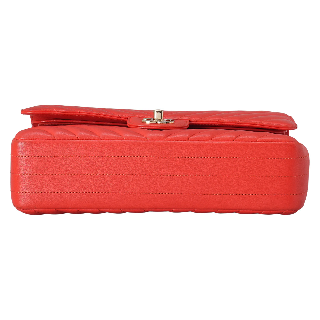 CHANEL(USED)샤넬 램스킨 쉐브론 클래식 미듐 플랩백