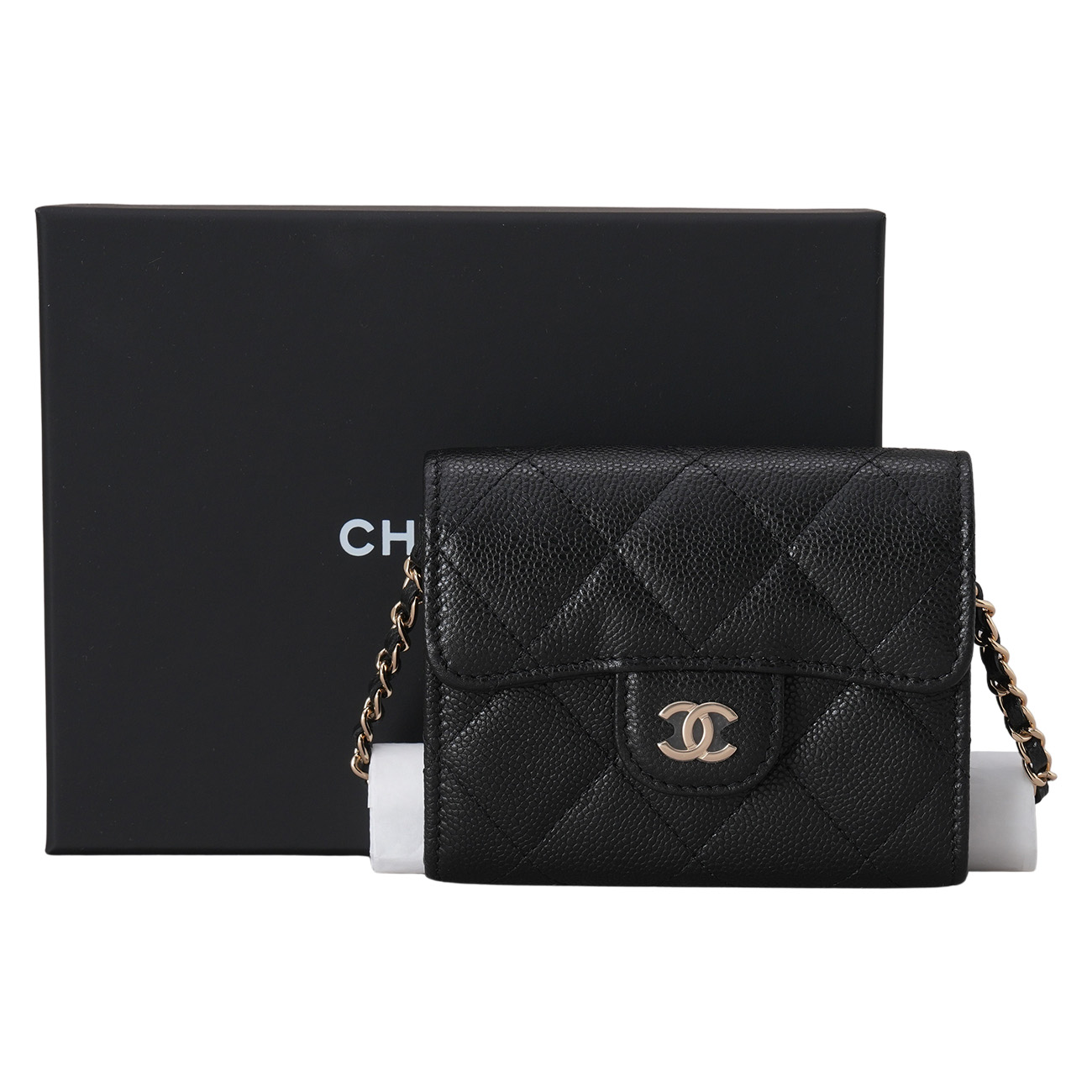 CHANEL(USED)샤넬 캐비어 클래식 미니 WOC