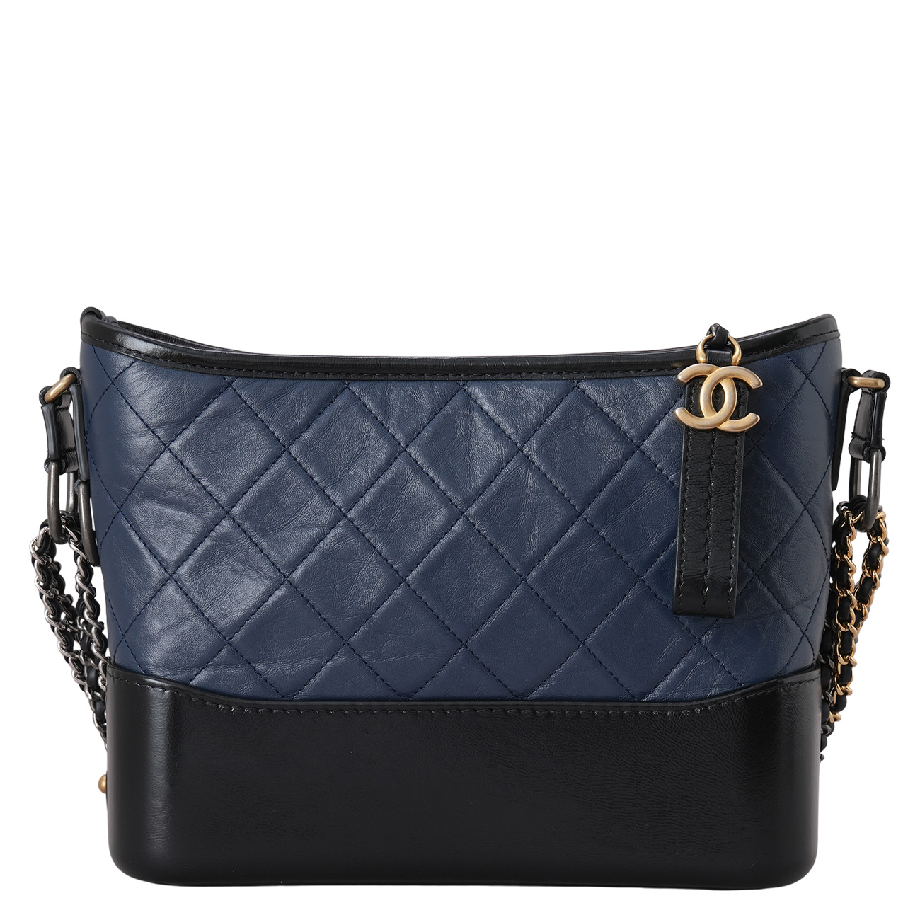 CHANEL(USED)샤넬 가브리엘 호보 뉴미듐 네이비