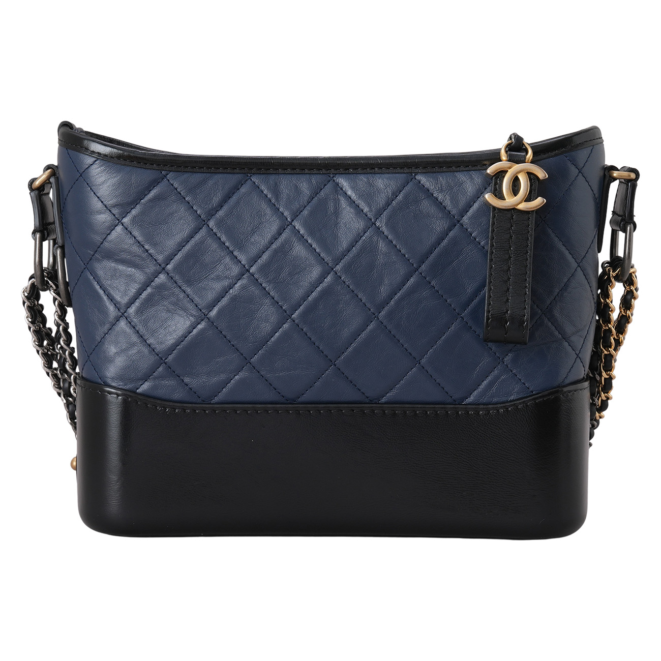 CHANEL(USED)샤넬 가브리엘 호보 뉴미듐 네이비