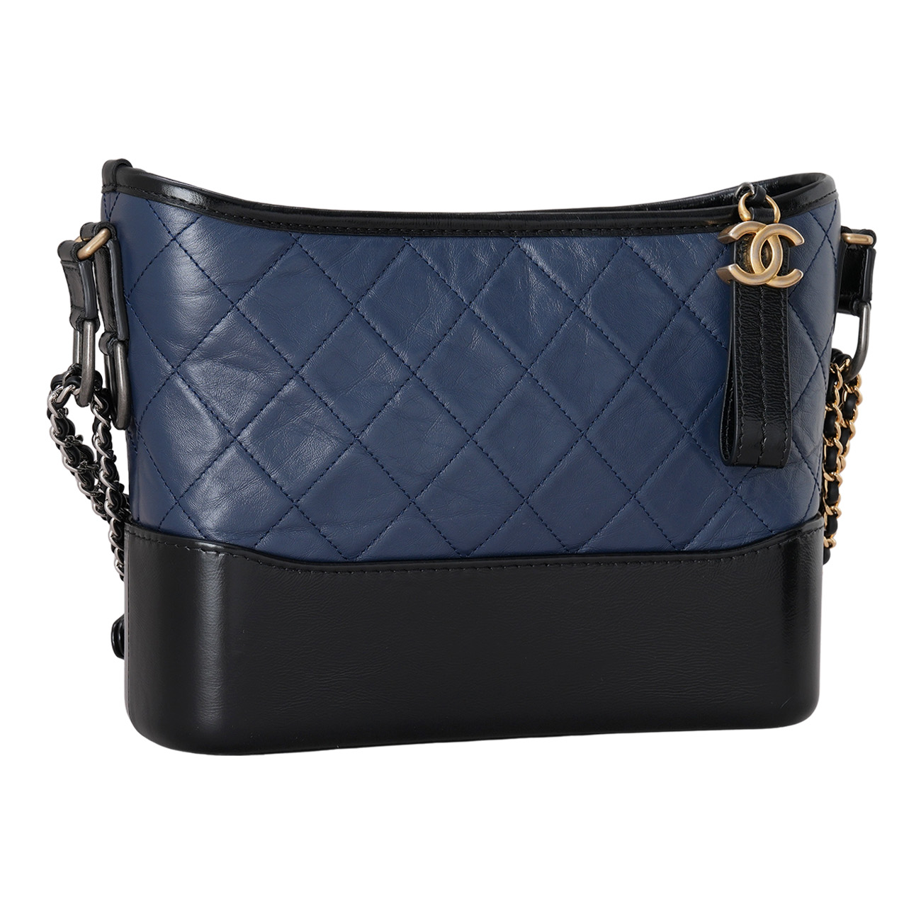 CHANEL(USED)샤넬 가브리엘 호보 뉴미듐 네이비