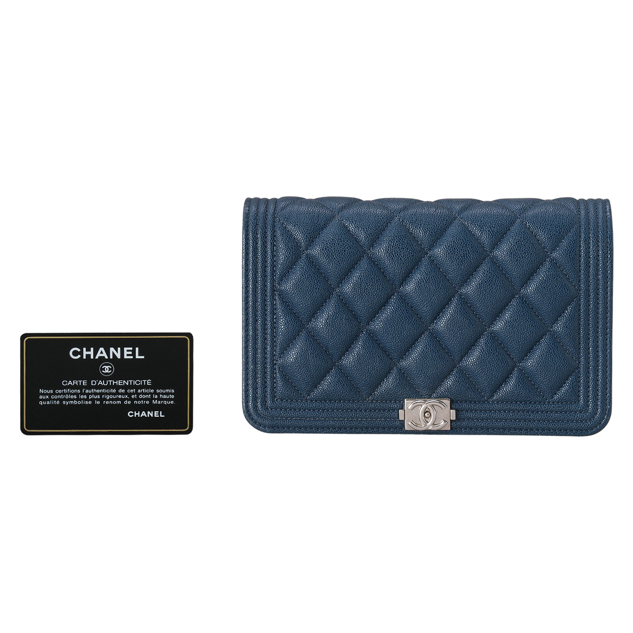 CHANEL(USED)샤넬 캐비어 보이샤넬 WOC