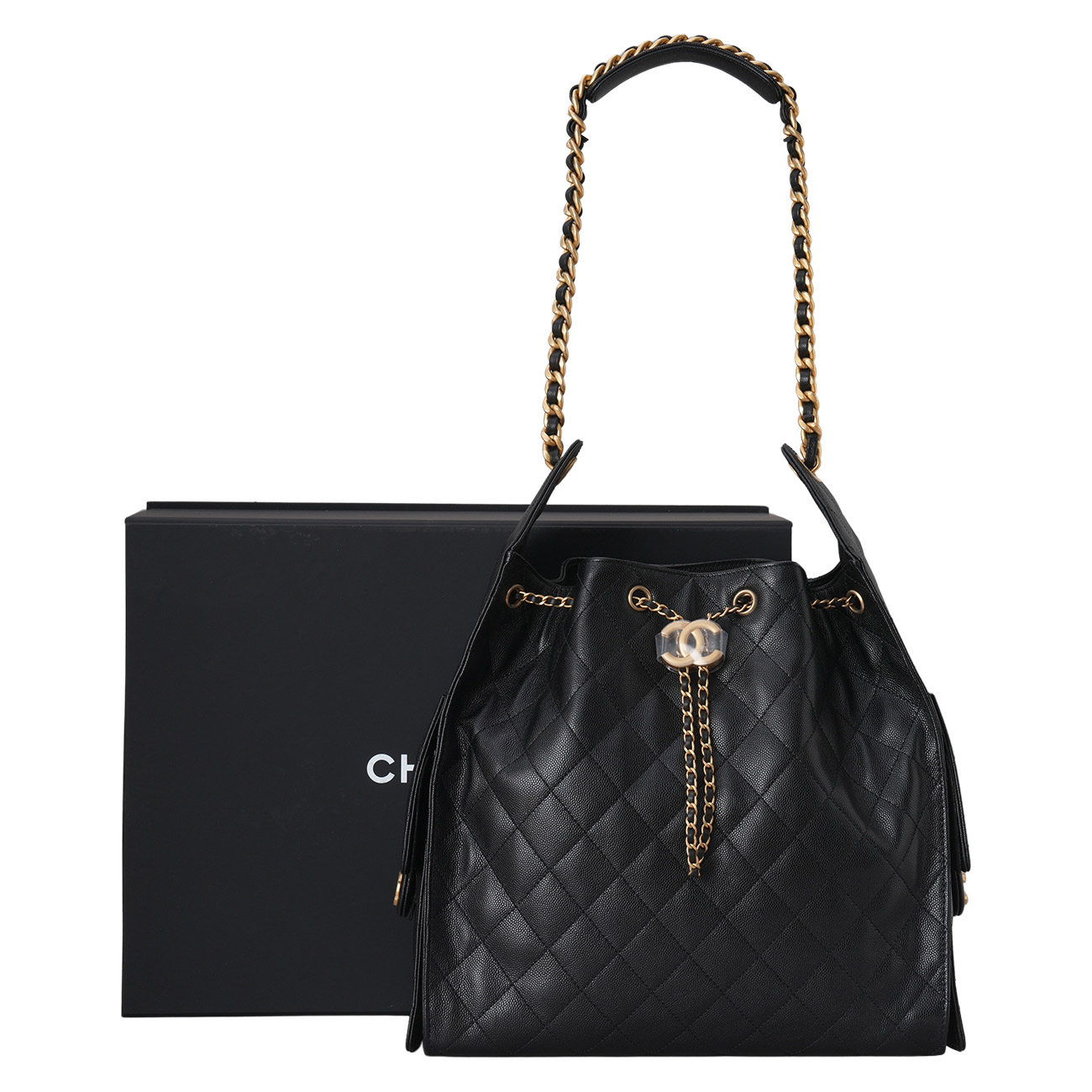 CHANEL(NEW)샤넬 AS5311 캐비어 25백 미듐 블랙