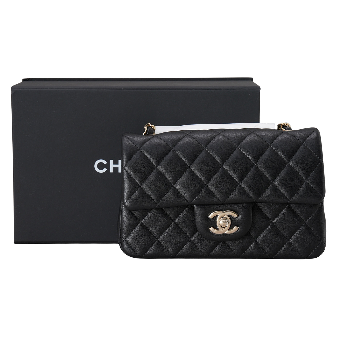 CHANEL(NEW)샤넬 A69900 램스킨 클래식 뉴미니