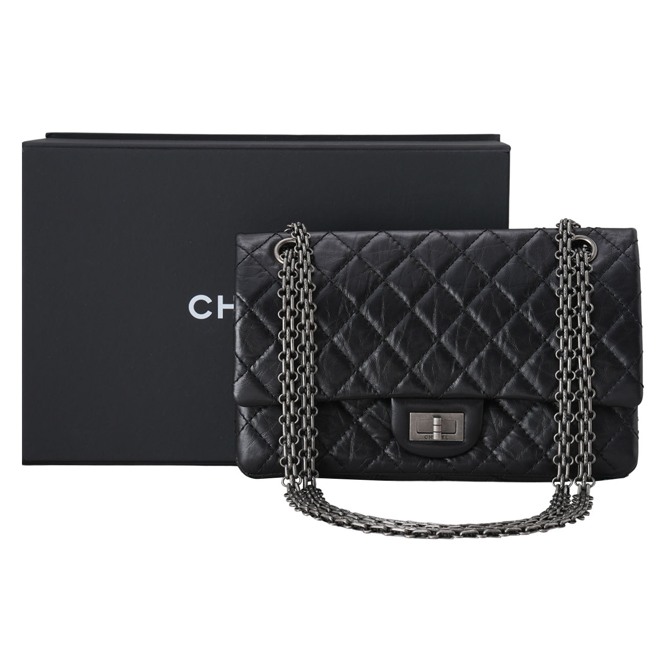 CHANEL(USED)샤넬 2.55 빈티지 24 플랩백