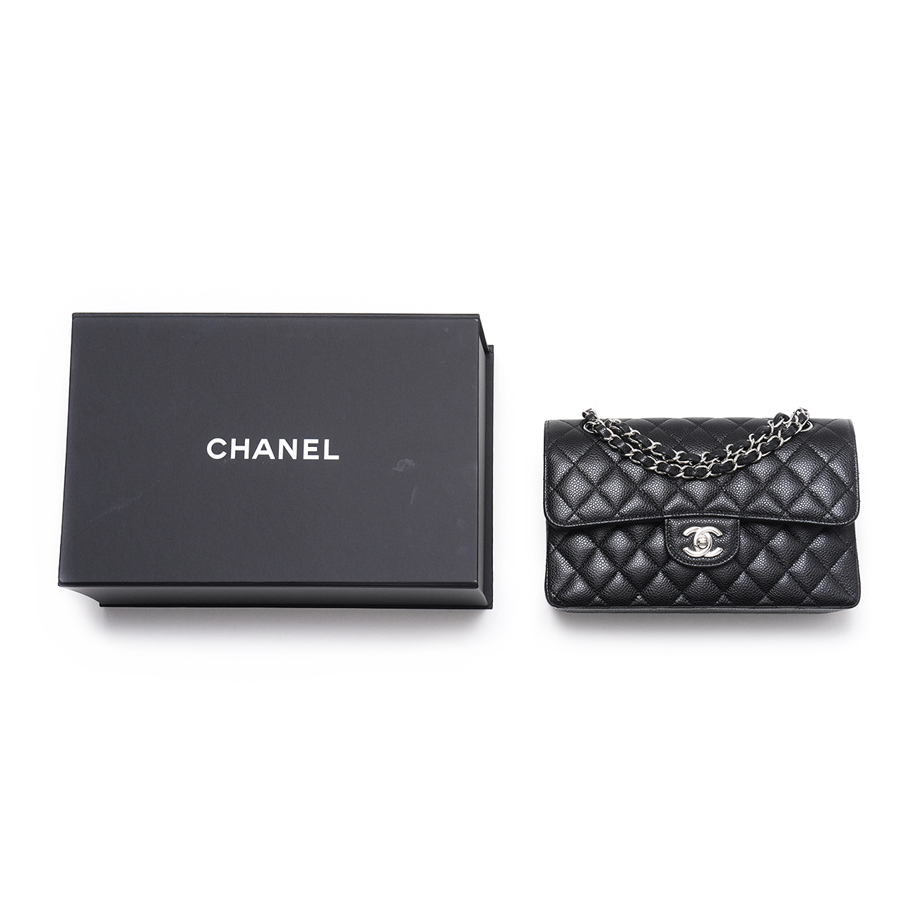 CHANEL(USED)샤넬 캐비어 클래식 스몰 플랩백
