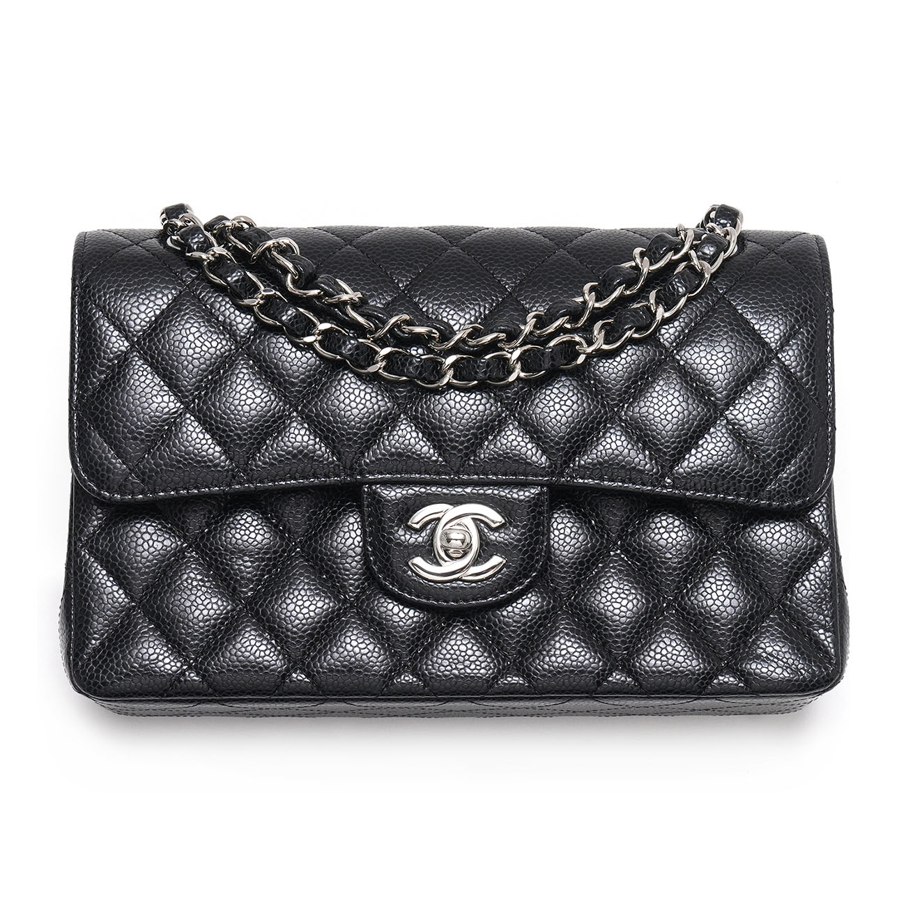 CHANEL(USED)샤넬 캐비어 클래식 스몰 플랩백
